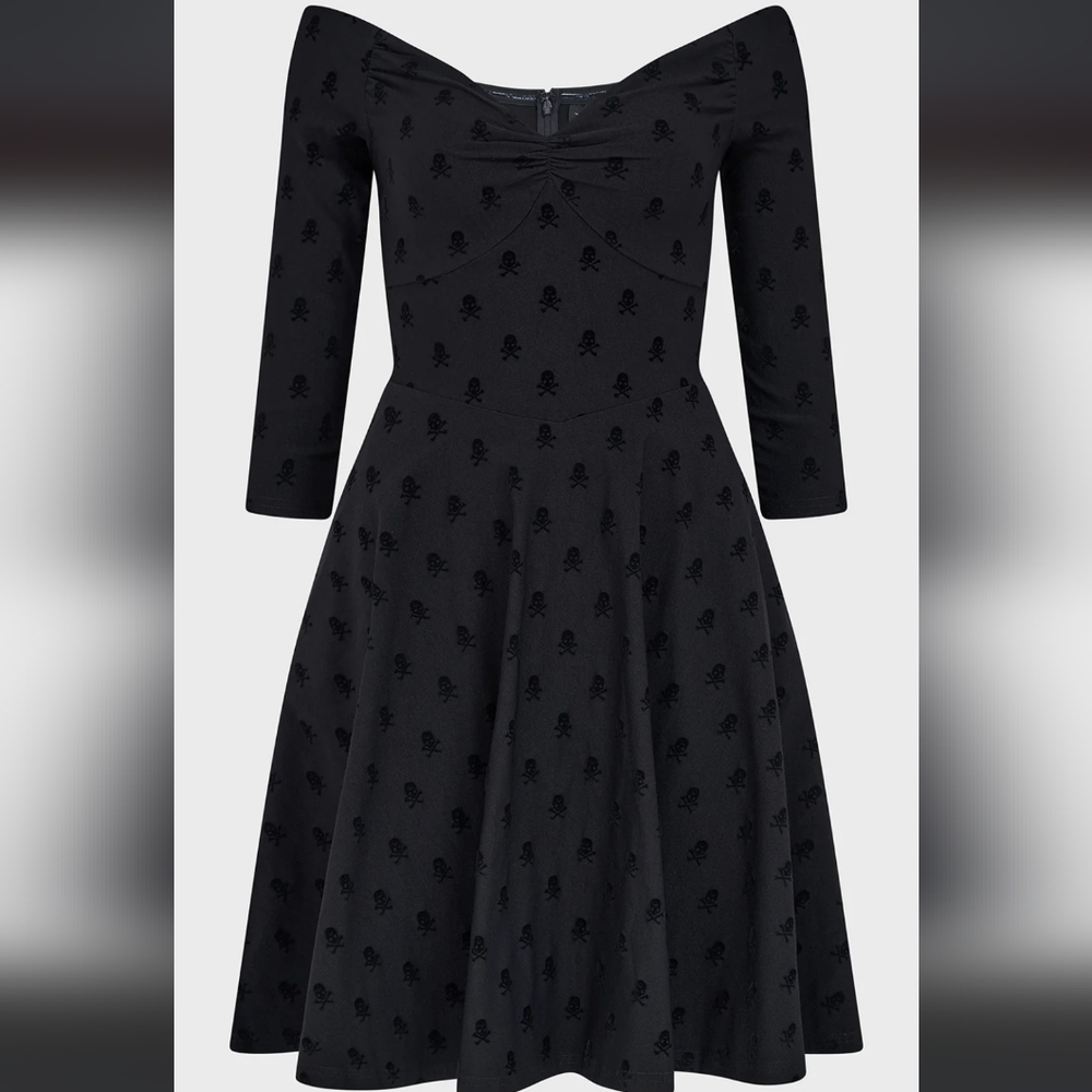 Killstar Black Strapless Dress